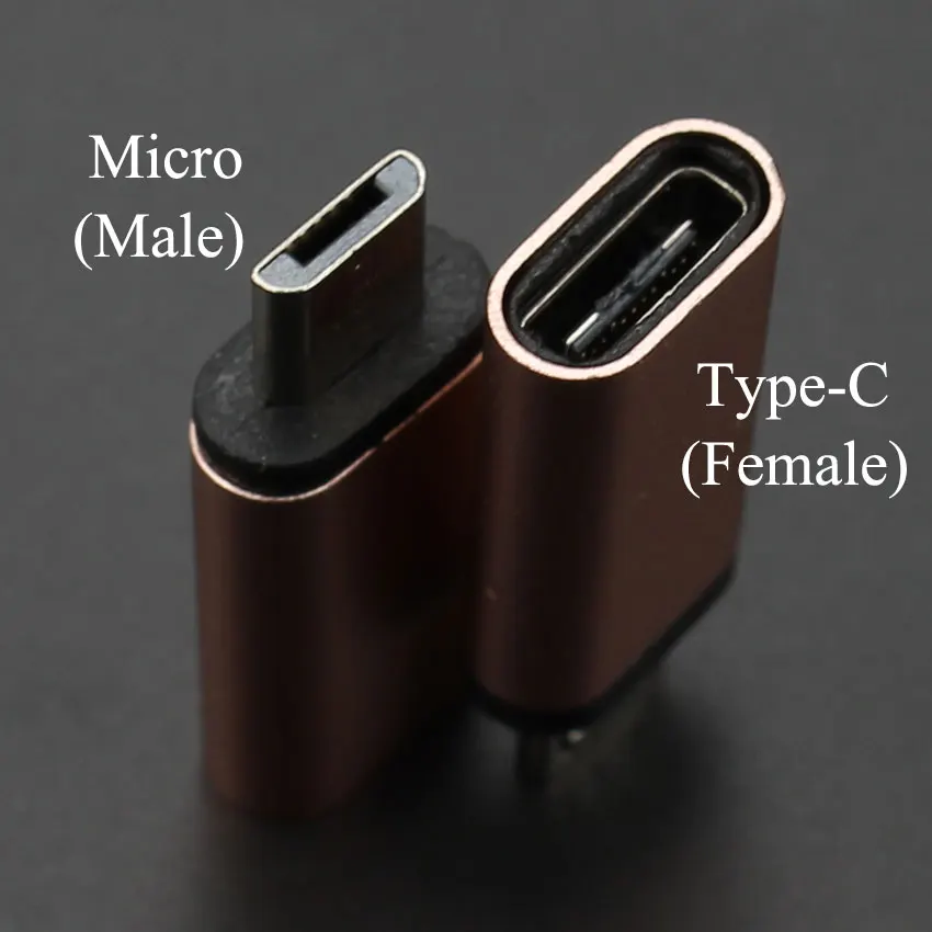 2pcs Type C to Micro USB / Micro to Type-C OTG Adapter Support Data Sync Charge Converter For Macbook Xiaomi Huawei for Samsung