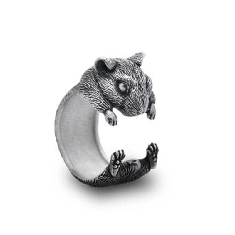 Hamster ring Hamster jewelry Guinea Pig ring  Rat ring Ajustable ring Animal jewelry Rodent ring Gnawer ring  hamster Mouse