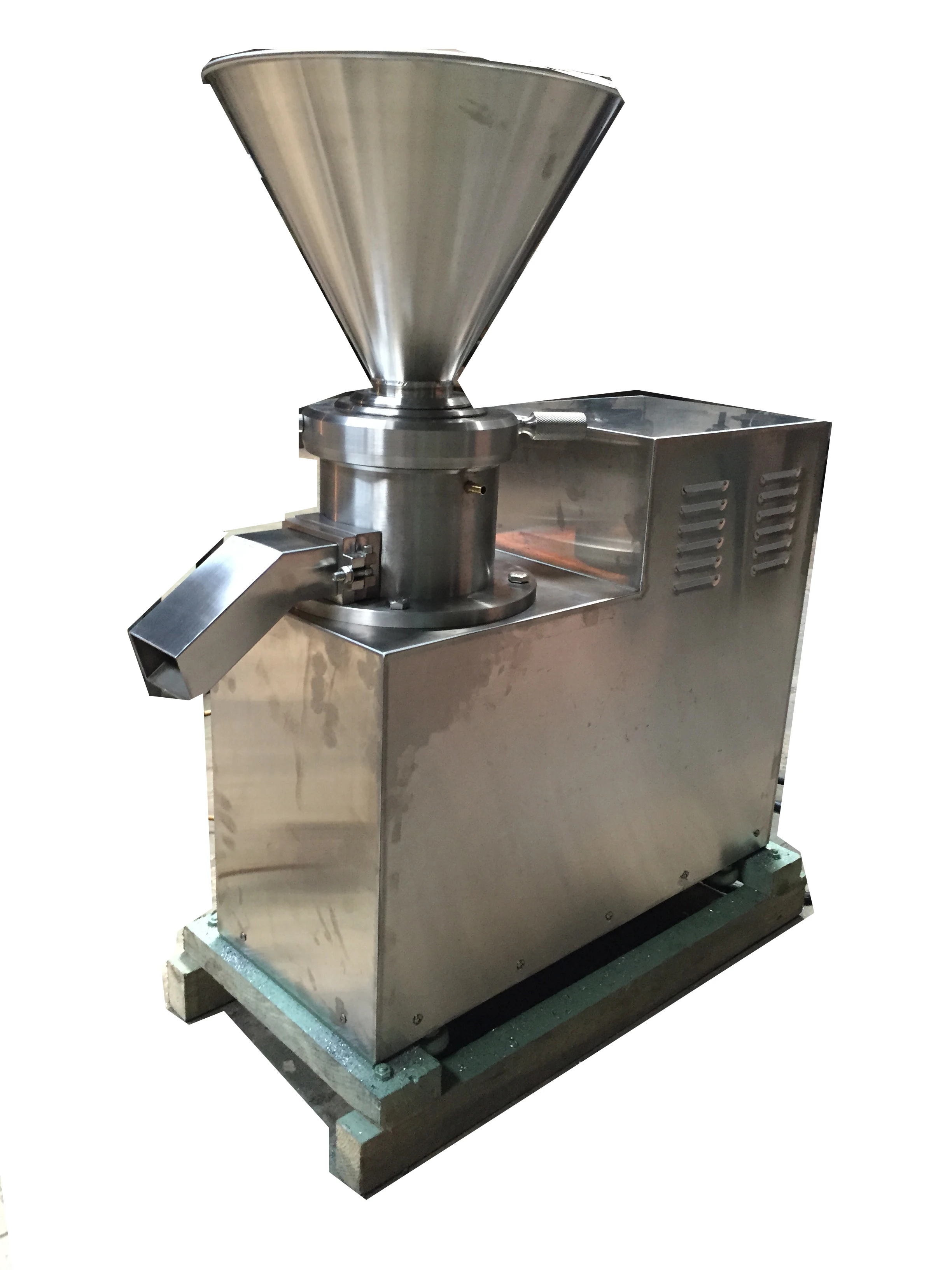 All stainless steel JMS80 peanut butter colloid mill machine for nuts and almond grinding equipment