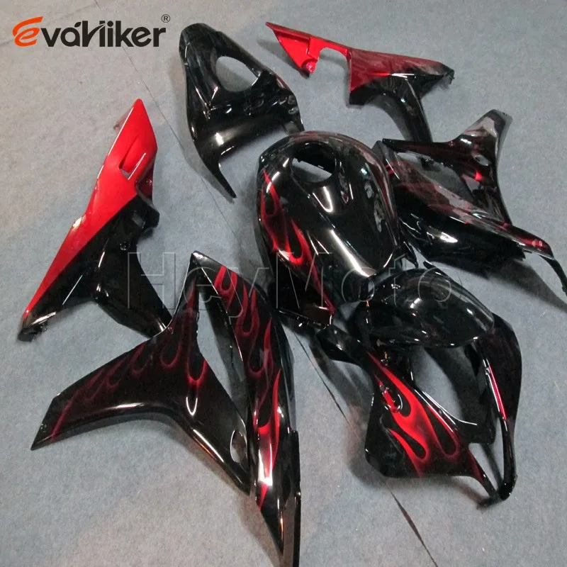 

Индивидуальные цветные обтекатели ABS для CBR600RR 2007 2008 красное пламя F5 07 08 панели мотоцикла литьевая форма