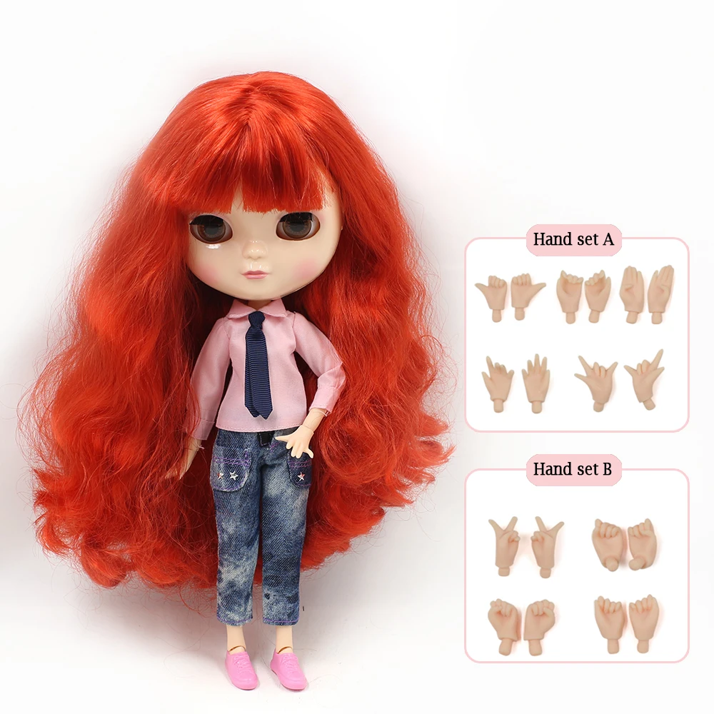 

NO.1248 Cute ICY joint doll articulation body including hand set AB Gift for girls like the Neo blyth doll 1/6 30cm high