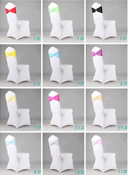 

Hot Spandex Ivory Chair Bands With Diamond Buckle/Chair Cover Sash/Chair Band In Chair Cover For Wedding Events Decoration