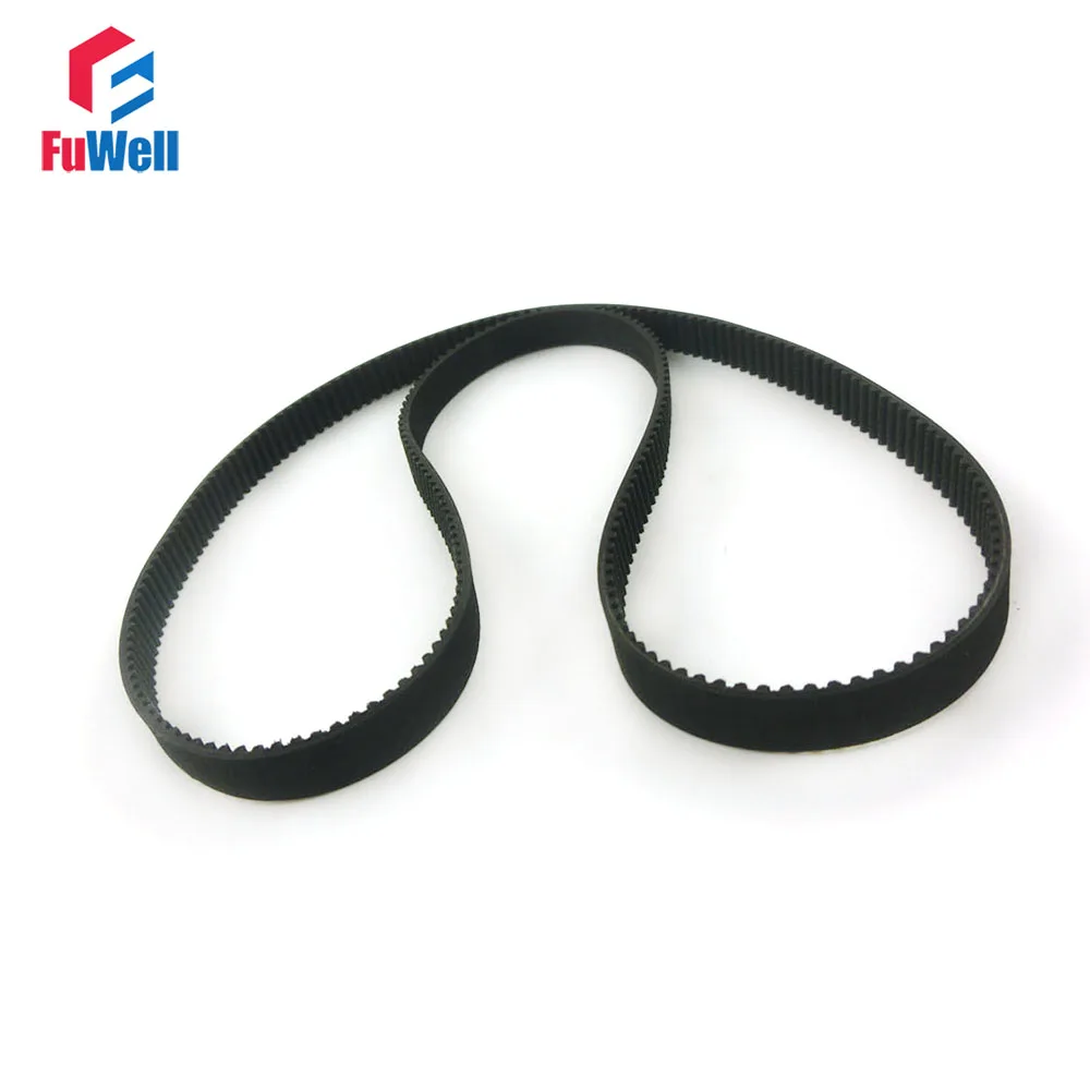 

2pcs HTD3M Rubber Toothed Timing Belt 375/381/384/390/393/399/405/408/411/420/423/426/432/447/450/453-3M 3mm Pitch Gear Belts