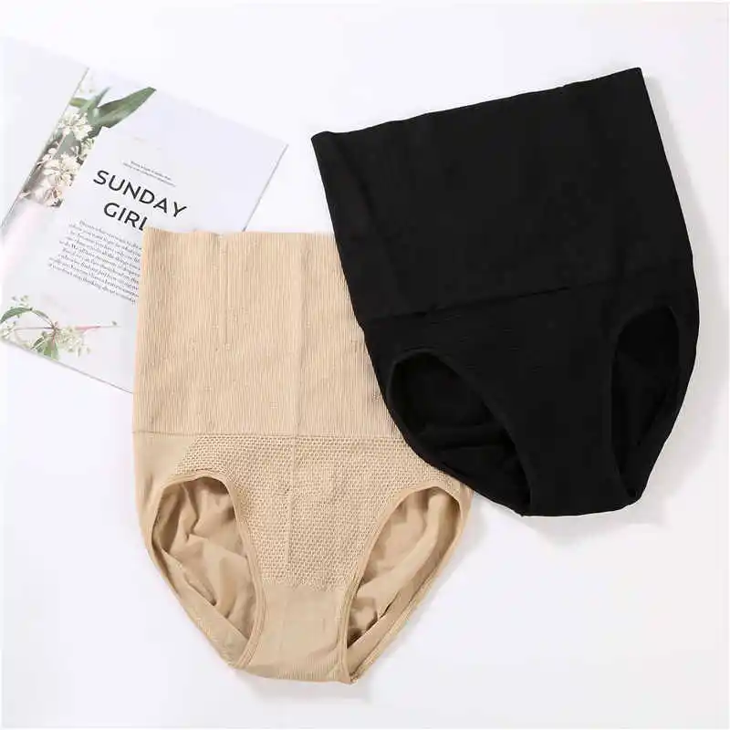 High Waist Postpartum Panties Abdomen Underwear Panties Shapewear Seamless Women Shapers Slimming Tummy Control Panties Corset