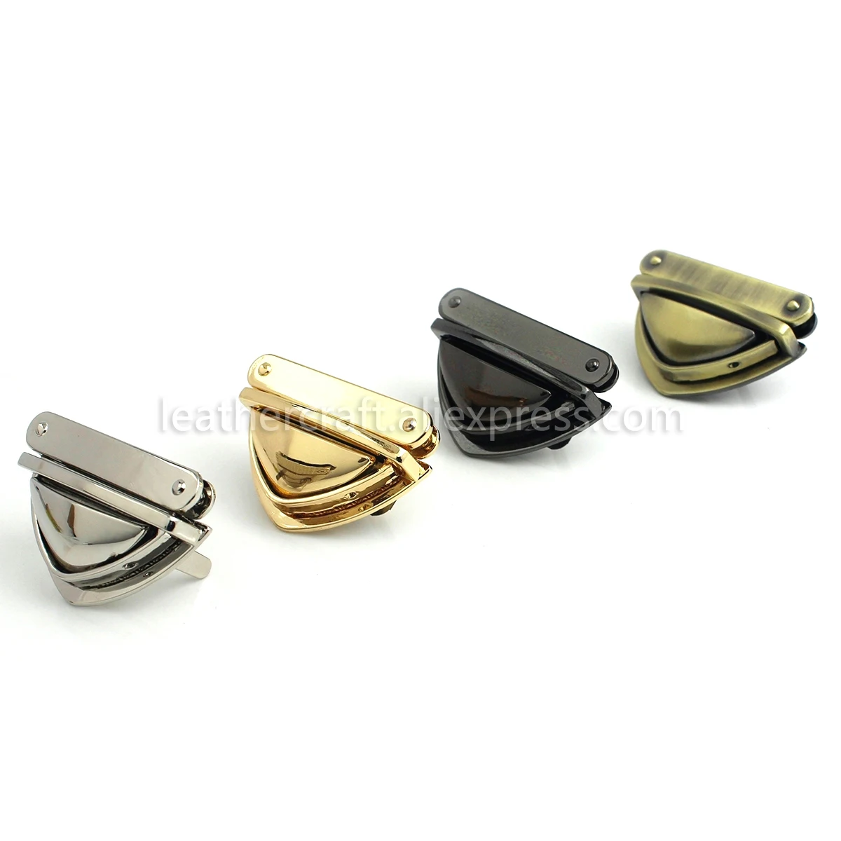 1x Metal Heavy duty Push Lock Clasp Tongue Lock Leather Craft Bag Purse Handbag Shoulder Bag Closure DIY Hardware Accessories