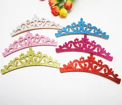 10pcs/lot shiny powder crown applique Patch, for DIY jewelry accessories, very cute crown for Headdress accessories