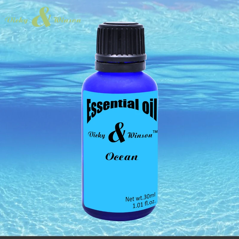 Vicky&winson Ocean aromatherapy essential oils 30ml Furnace Humidifier Incense Oil Room Bedroom Water-soluble deodorization