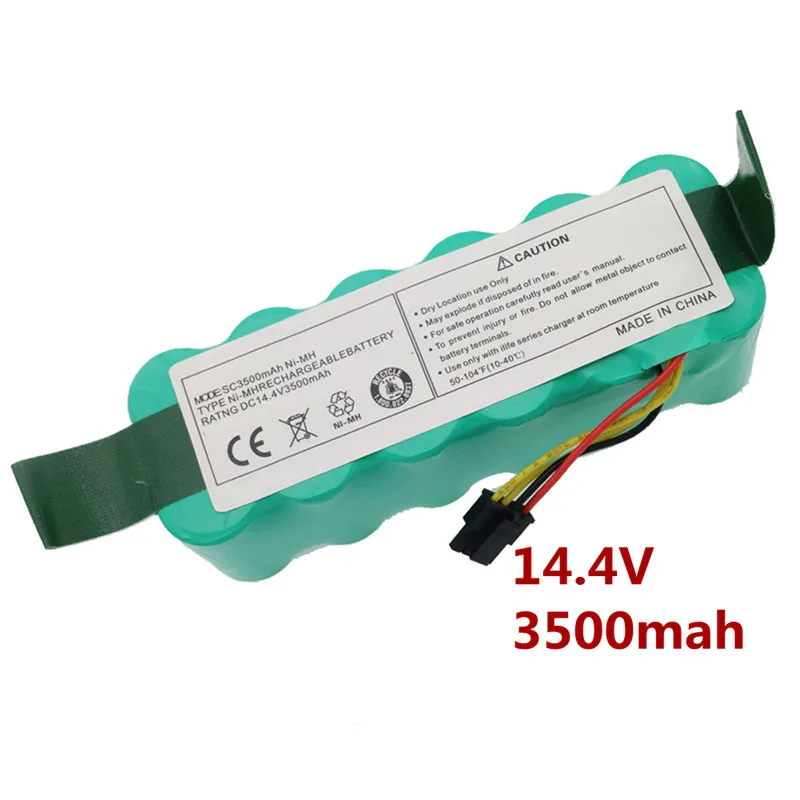 14.4V 3500 mAh Ni-MH Battery Pack for Ariete Briciola 2711 2712 2717 robotic Cleaner Vacuum cleaner parts