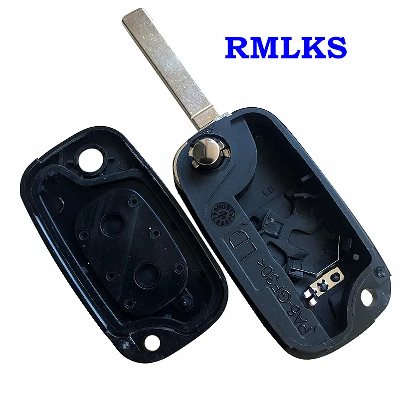 For Renault Fluence Clio /Megane /Kangoo Modus 2/3 Buttons Car Remote Key Case Cover Flip Fob Folding Uncut VA2 Blade Shell