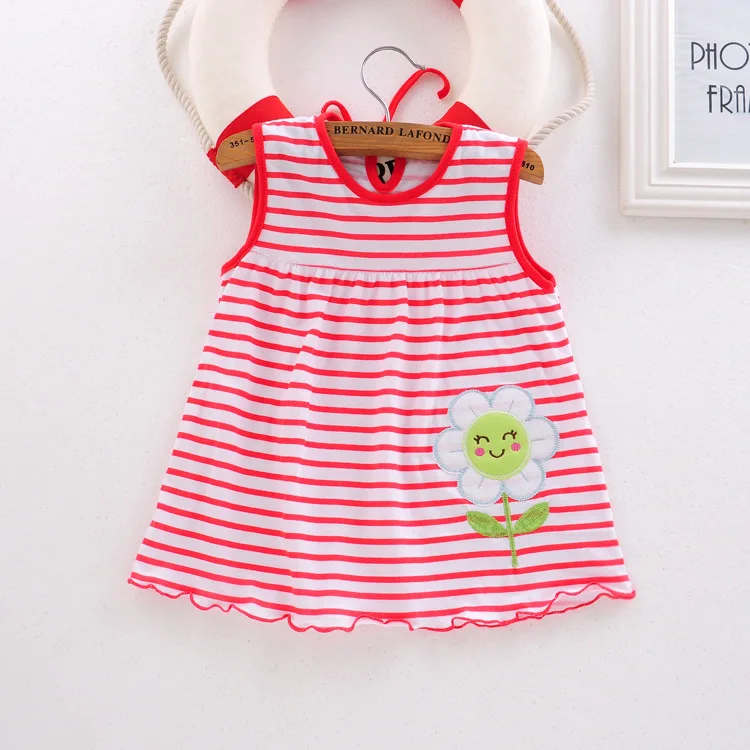 Summer Baby Dress New Girls Fashion Infantile Dresses Cotton Children\'s Clothes Flower Style Kids Clothing Princess Dress