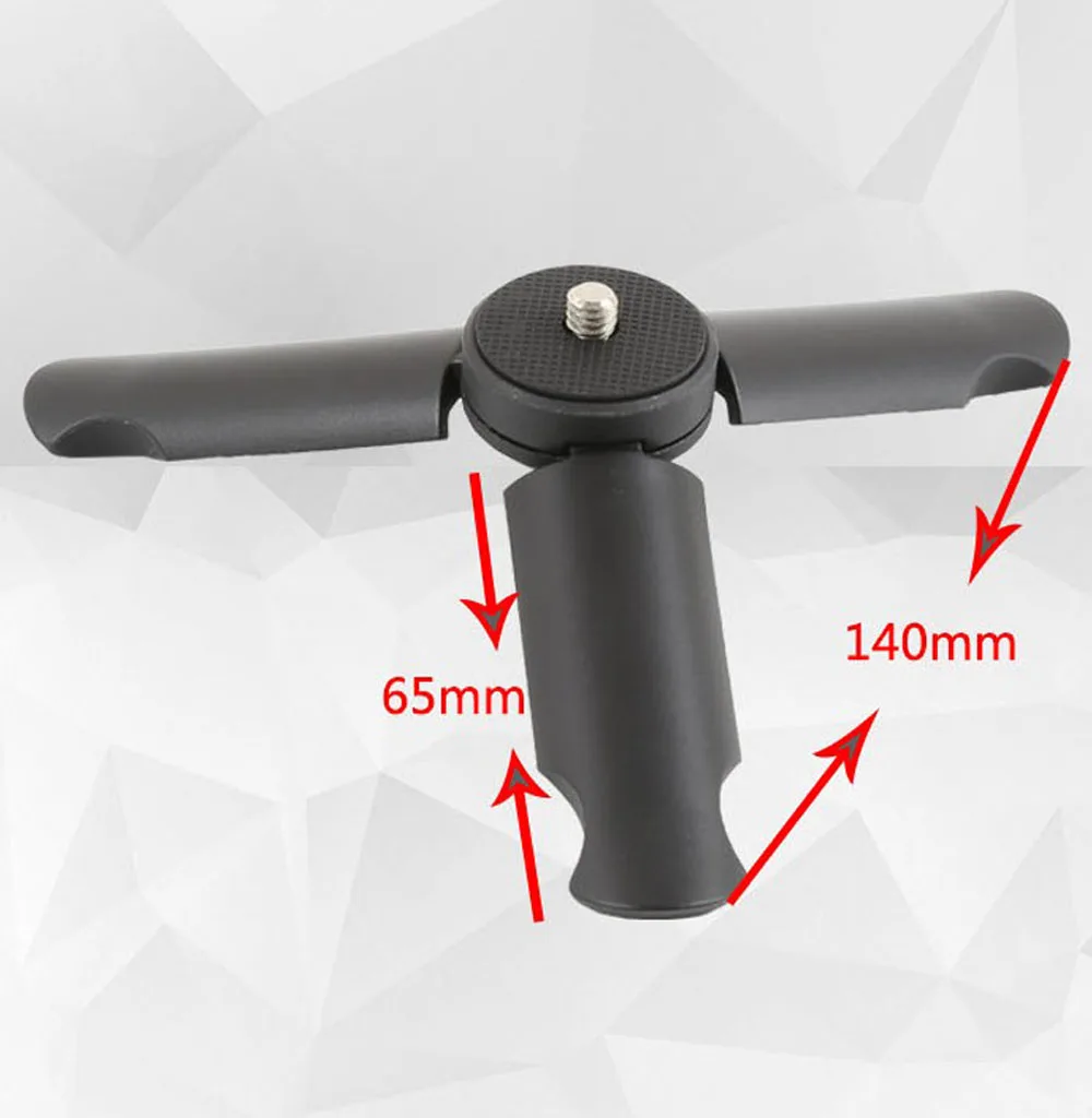 Mini Tripod Stand Holder table tripe Light + Phone holder Live Show Self sticks Monopod stick 65mm for Gopro cellphone