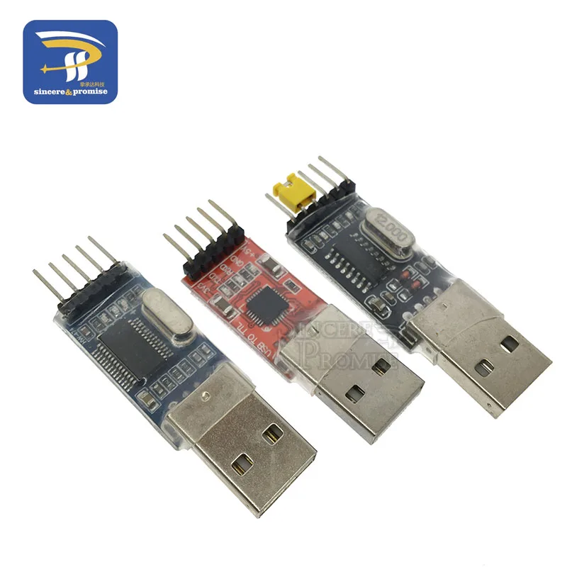 3pcs/lot =1PCS PL2303HX Download +1PCS CP2102+1PCS CH340G USB TO TTL For Arduino USB to UART TTL Serial Brush Plate Module