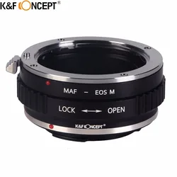 K & F CONCETTO AF-EOS Adattatori Per Obiettivi Fotografici Anello Per Sony Minolta/Alpha AF Lens Mount per Canon EOS M EF-M Mount Lens Corpo Della Fotocamera DSLR