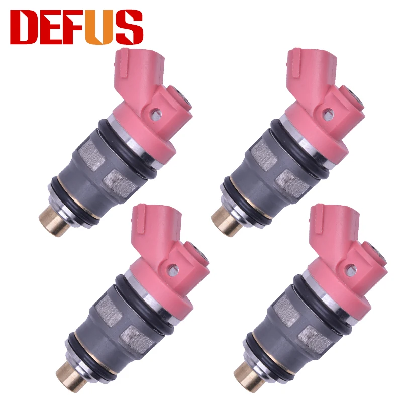 

DEFUS 4x Rail Fuel Injector Nozzle 23250-46100 440cc for Aristo Supra Soarer 1JZ 2JZ-GTE Car Engine Injection Valve Fuel System