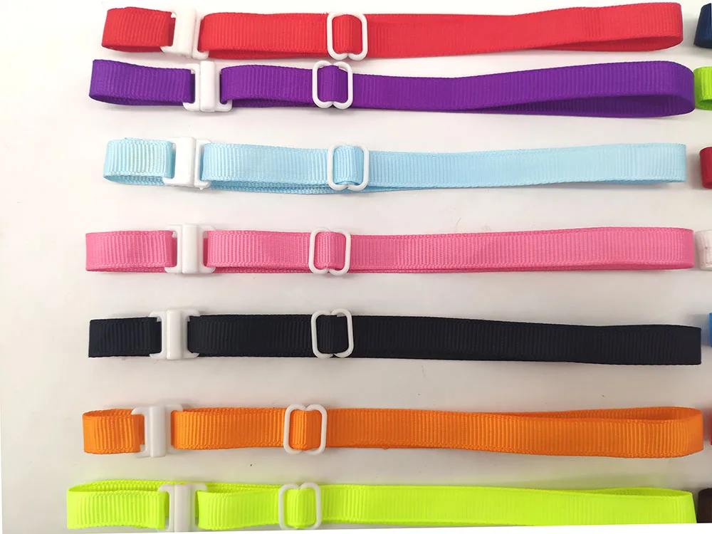 100 Pcs Pet Dog Bowties Accessories Adjustable Ribs Colorful Neckties Collar Accessories 22-42CM*1CM 20 Colours Pet Grooming