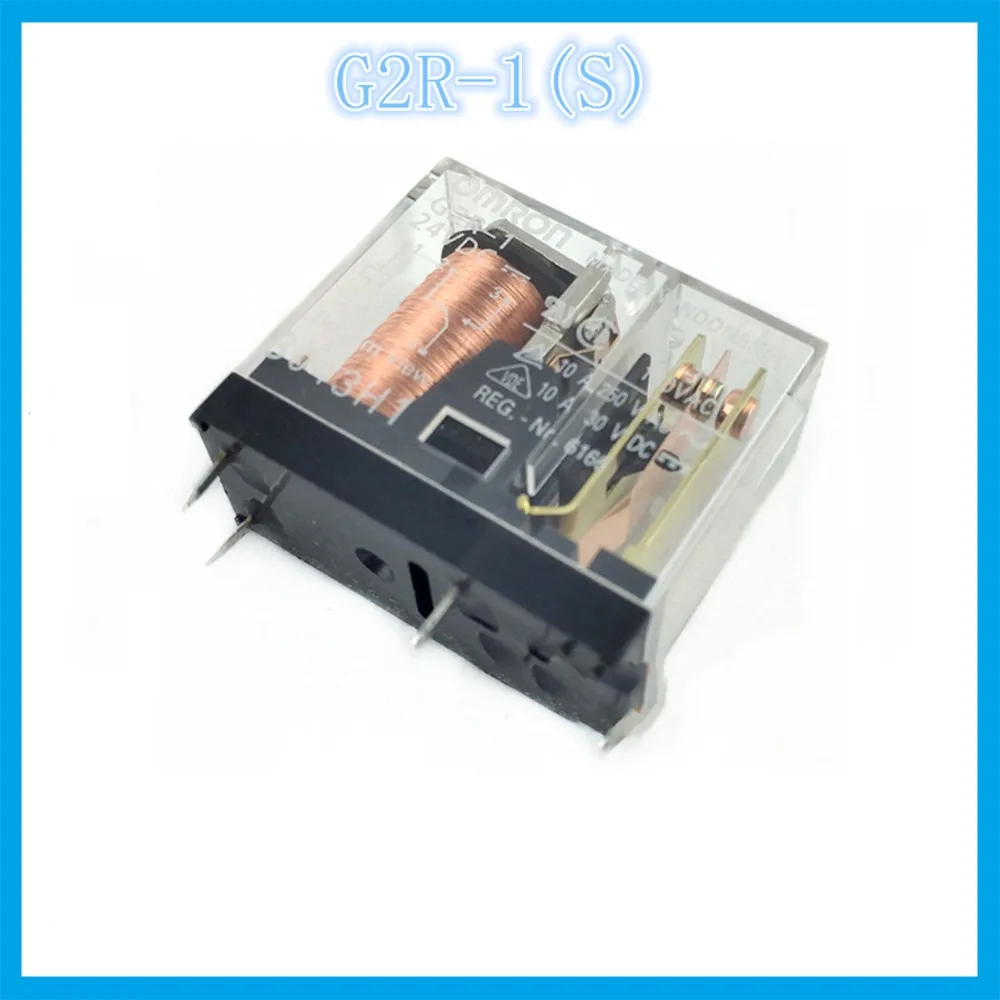 

G2R-1 12VDC/24VDC G2R-1 DC12V/DC24V 10A OMRON relay four open four closed 5 needle electronic component solid state relays