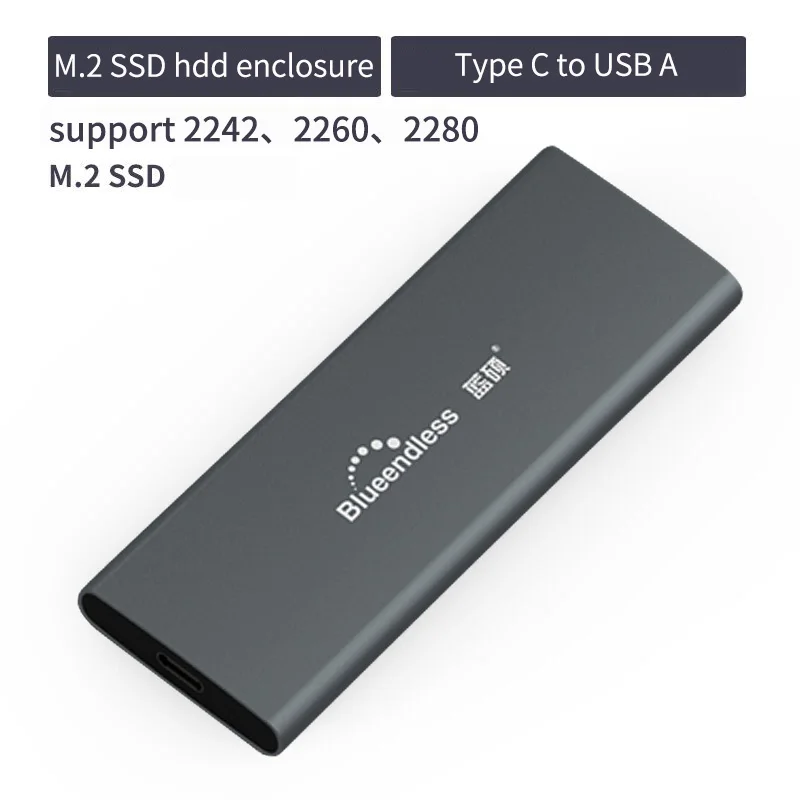 جديد SSD حالة Hdd مربع Sata نوع c Usb 3.0 ميناء القرص الصلب Carcasa ديسكو دورو 1 تيرا بايت حالة Hd Externo الألومنيوم عالية السرعة Hdd الضميمة