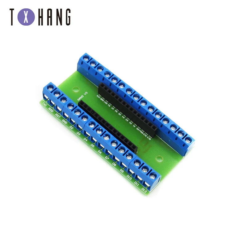 1個のナノV3.0 3.0コントローラ端子アダプタ拡張ボードナノioシールドシンプルな延長プレートarduinoのavr ATMEGA328P