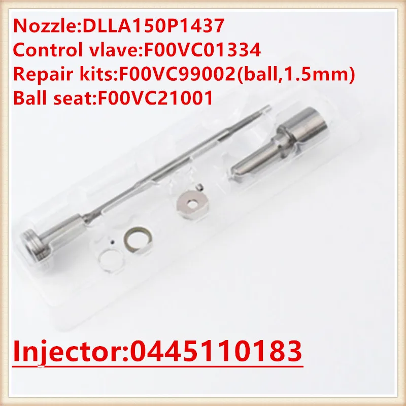 0445110183 injector overhaul kits DLLA150P1437 F00VC01334 overall set 0 433 171 889 for 0 445 110 183 0445110183 0986435102