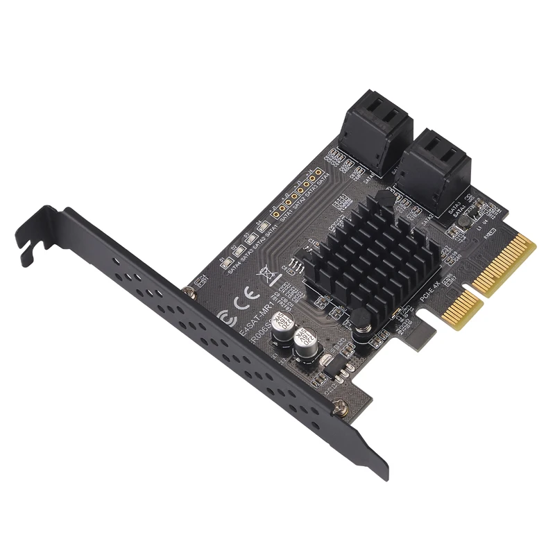 Imagem -05 - Marvell-controlador Gamer 88se9230 com Chip Sata Pcie Placa Wireless Sem-fio Sata com Suporte de Perfil Baixo