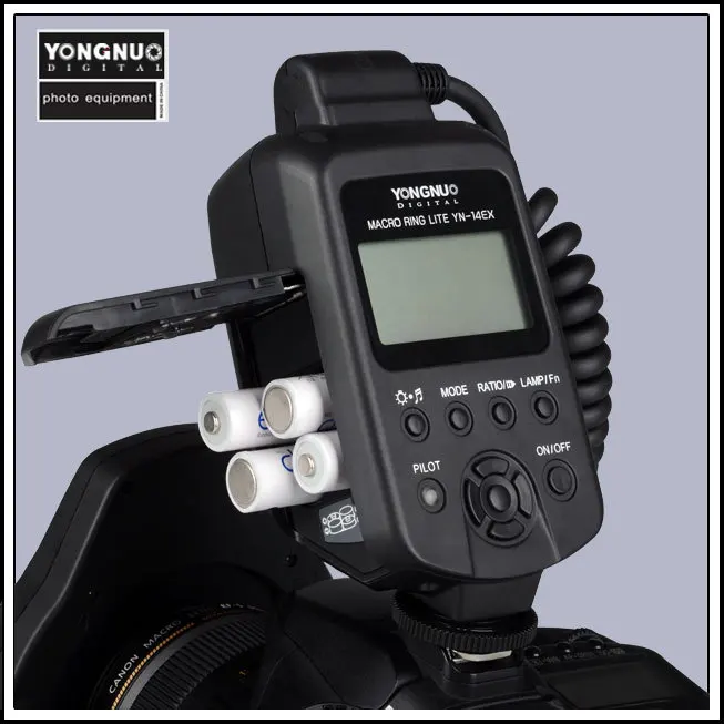 Yongnuo YN-14EX YN 14EX TTL LED Macro Speedlite Ring Flash Light for Canon 5D Mark II 5D Mark III 6D 7D 60D 70D 700D 650D