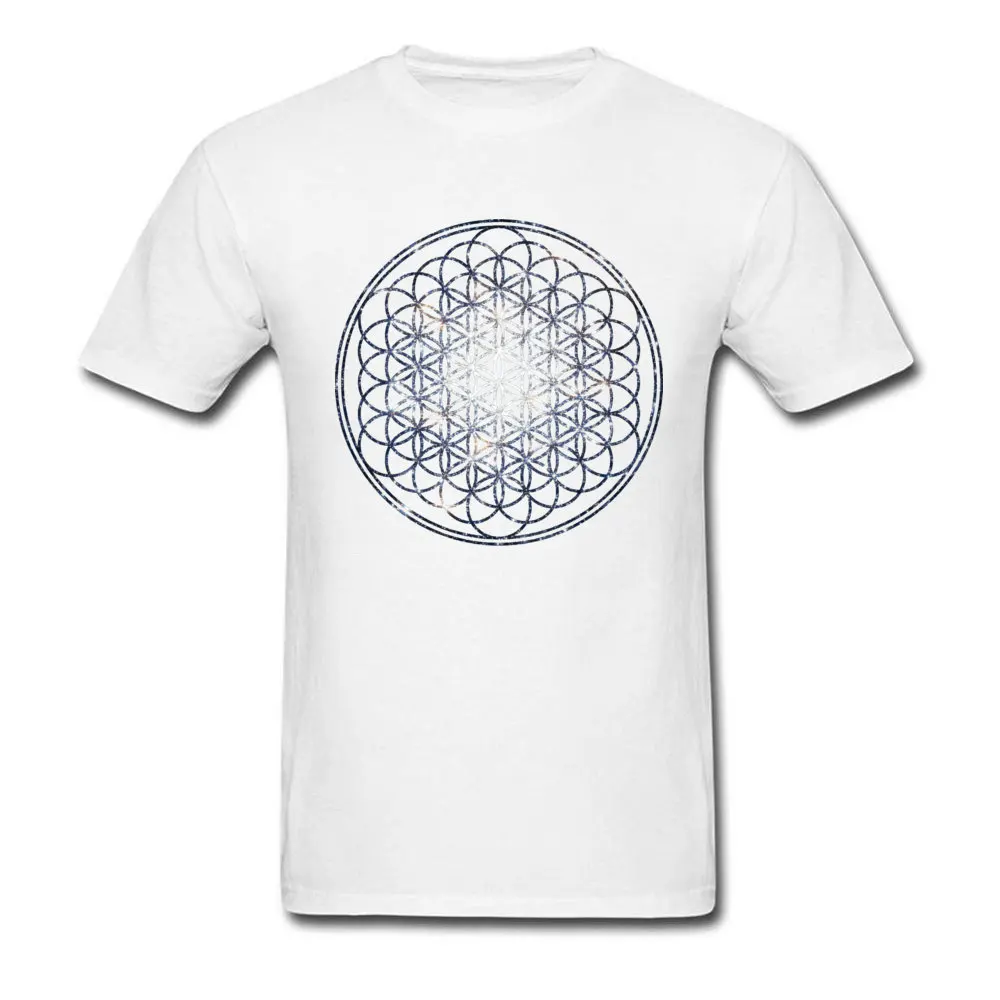 2024 Brand T-shirt Men Mandala T Shirts Flower Of Life Sacred Geometry Tops Tees Cotton Graphic Tshirt Star Cluster Chic Clothes