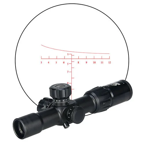 Promiton New Arrival Tactical 1-4x24IRF Rifle Scope For Hunting Shooting HS1-0278