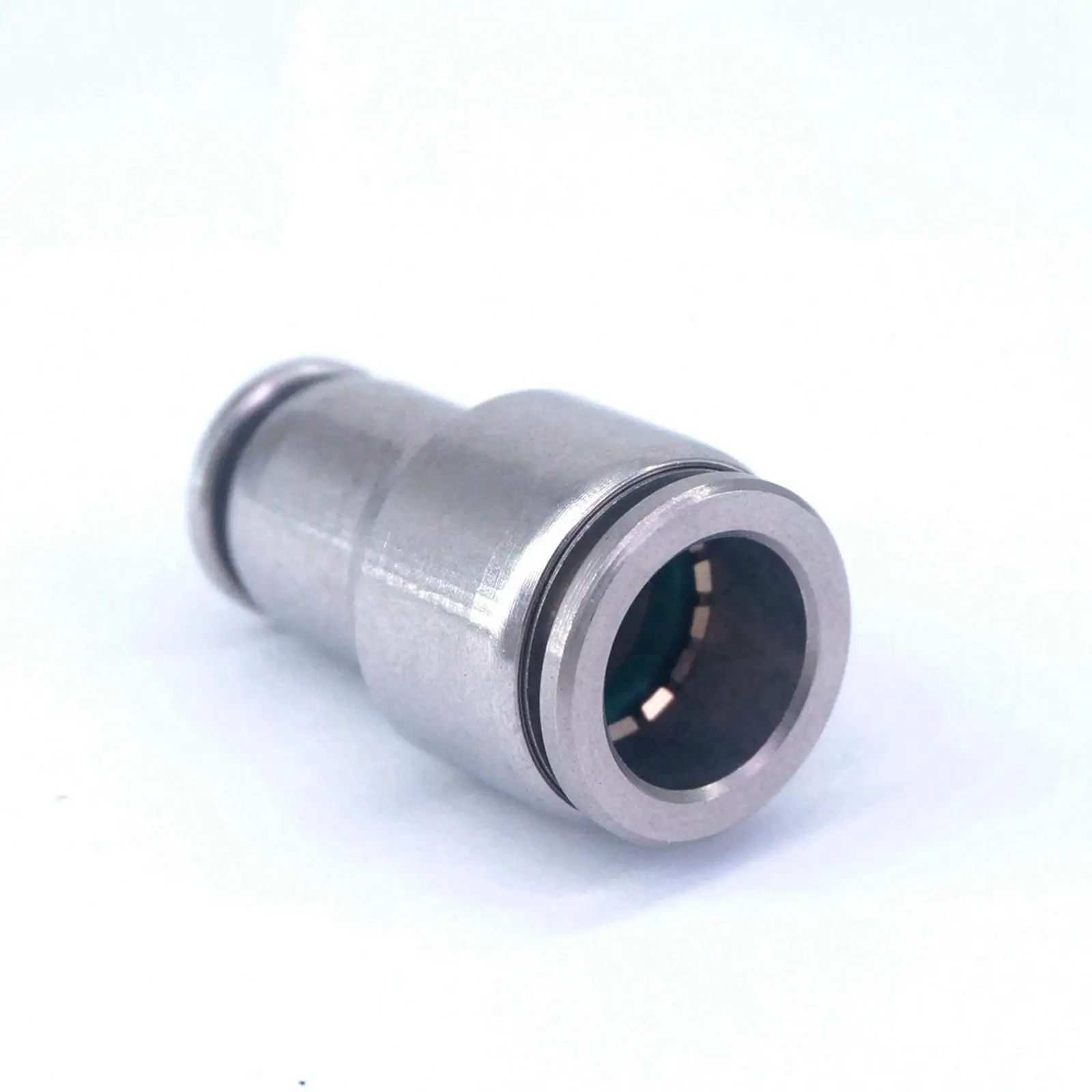 Pneumatic Reducer Union Fit Tube O.D 12-8mm 304 Stainless Steel Quick Straight Connector Anticorrosion Antioxidation