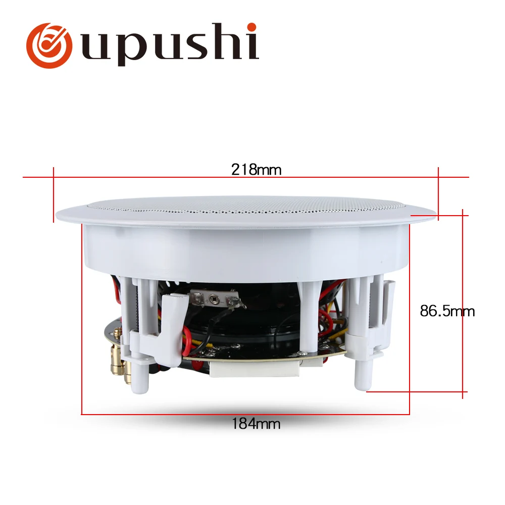 Oupushi home theatre system 100v ceiling speaker hifi home speakers 6.5 inch wireless portable loudspeakers with amplifier VR6-C