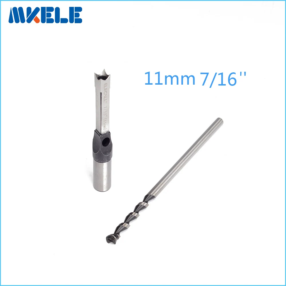 wood drill bit 11mm 7/16'' Woodworking tools Square Hole Bits Drill Mortising Chisel Set 11mm/ 7/16