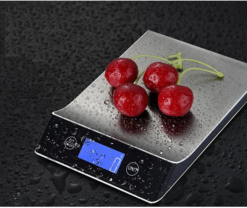 Stainless Steel 15KG/1G Portable Balance Digital Kitchen Scale With LCD Electronic Postal Platform Baking Diet Food Weight