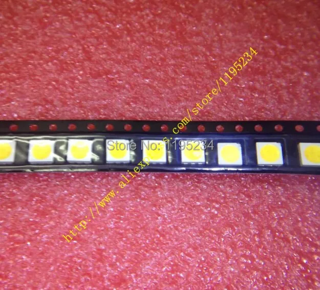 

100 шт./лот 5050 SMD LED ультра яркий белый свет Диодная лампа