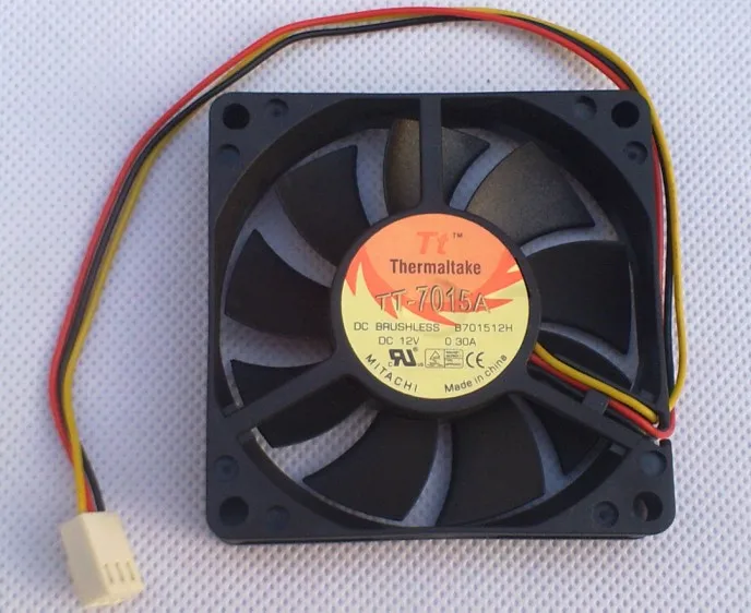

NEW TT 7CM TT-7015A 7CM ball bearing 3PIN 12V 0.30A B701512H cooling fan