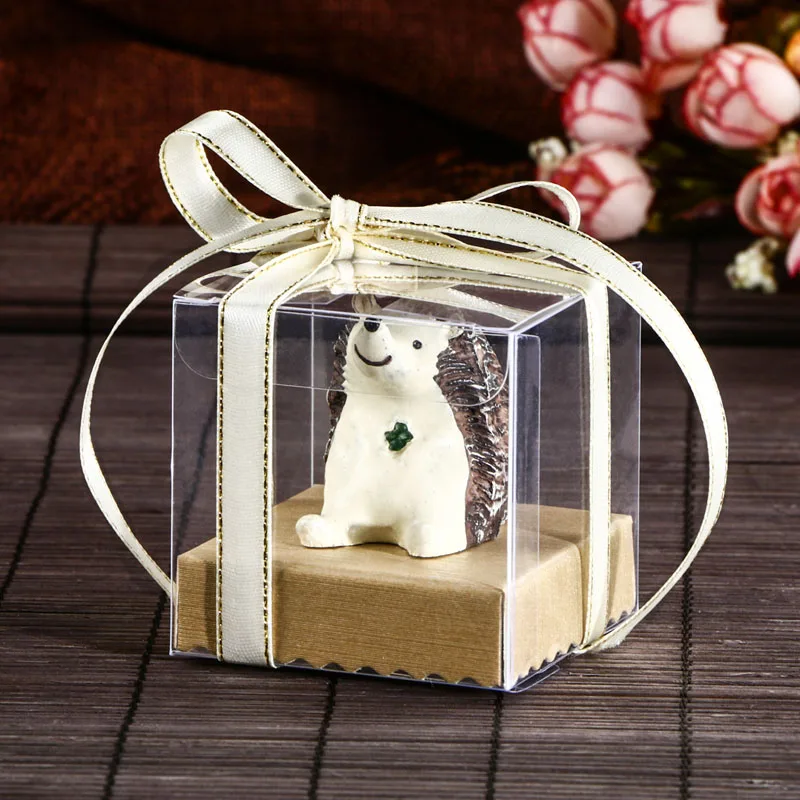 New Square Clear PVC Boxes Wedding Favor Gift Box Transparent Party Candy Bags Chocolate Favor Candy Boxes Event Party Gift Bags