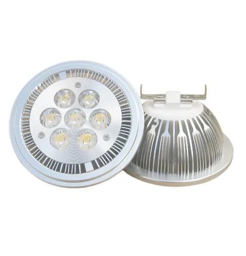 Bombilla led de 7*2W, base GU10/G53 AR111 14W, foco led, iluminación de tienda, 1200LM, AC85-240V DC12V, entrega rápida