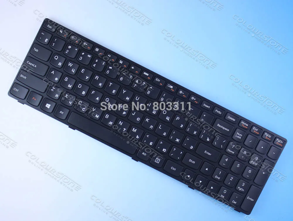 Русская клавиатура для ноутбука IBM Lenovo G500 G505 G505A G510 G700 G700A G710 G710A G500AM G700AT RU, черная клавиатура для ноутбука 25-011892