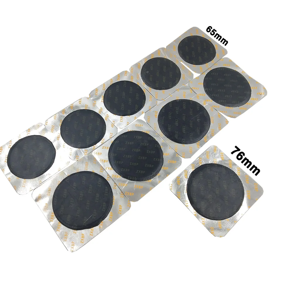 10Pcs/Set Universal Round Shape Tyre Repair Cold Patch Tire Repair Rubber Patch Tool For Car Motorcycle Multifunctional patch