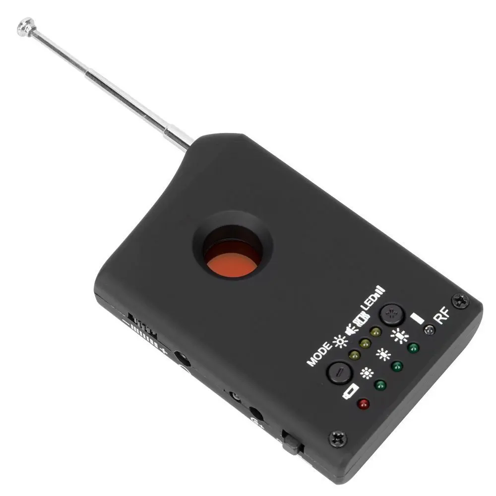 Free Shipping Multi function Detectable RF / LENS Detector Full Range Wireless Camera GPS Spy Bug RF Signal GSM Device Finder