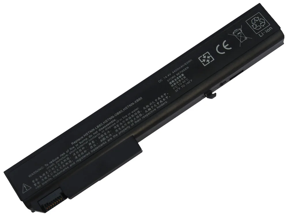 LMDTK New 8cells laptop battery  FOR EliteBook 8530P 8530w  8540P 8540W 8730P  HSTNN-XB60 KU533AA 458274-421 free shipping