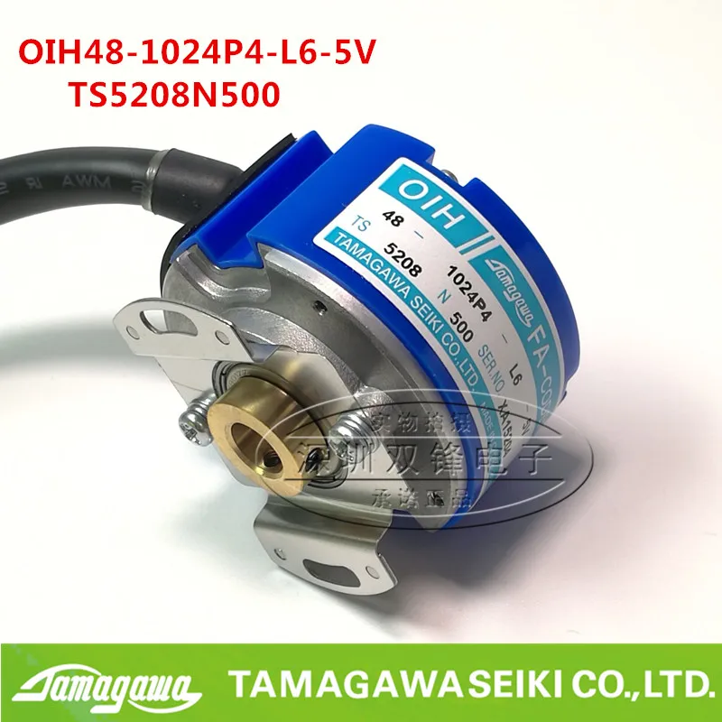 Codificador TAMAGAWA Tamagawa, OIH48-1024P4-L6-5V, TS5208N500, original, auténtico