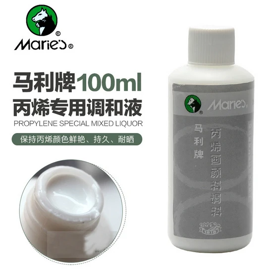 1pc 100ML Maries Acrylic Paints set Hand-painted wall painting textile paint  colored Art Supplies special mixed liquor AOA025