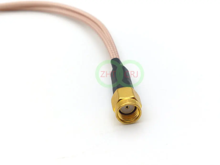 20pcs RP-SMA male to 2x TS9 plug RA Y type Pigtail cable RG316