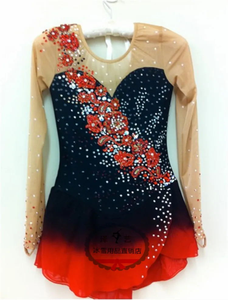 

Girls Custom Figure Skating Dresses Graceful New Brand Ice Skating Dresses For Competition DR4123