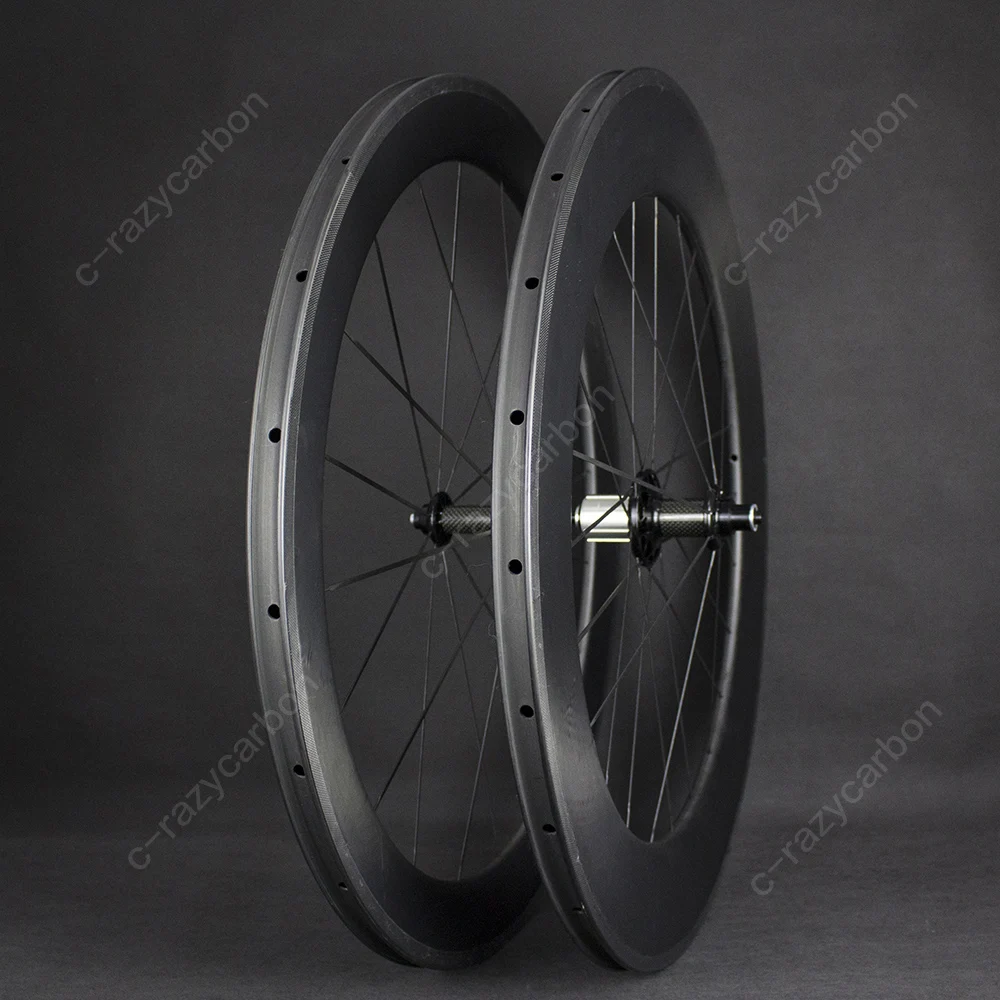 Acesprint Super Light Road Bike Carbon Wheels Special Brake Track 700C 50 60 88mm Clincher 23mm Width,RR13 Hubs Bicycle Wheels