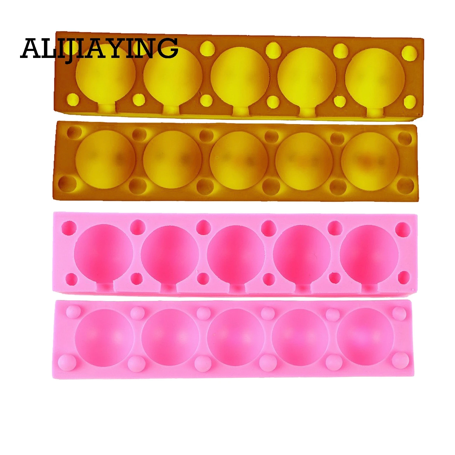 

M0457 2Pcs/set Fondant Chocolate Moulds Eco-Friendly Silicone cake pop mold cupcake lollipop mold sticks baking tray stick tool