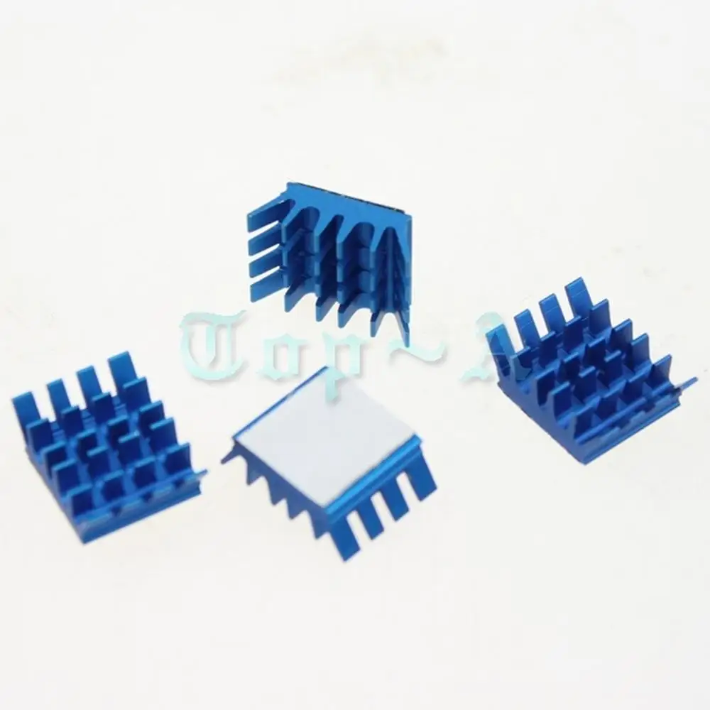 Gdstime 8 Pieces Blue X8 Aluminum Heatsink With 3M Tape Heat Sink PC VGA Card For Xbox360 PS DDR RAM Memory Cooling Cooler