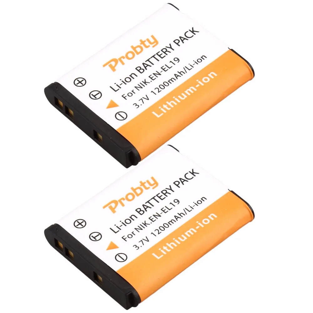 4 szt. EN-EL19 EN EL19 ENEL19 Bateria do aparatu cyfrowego Nikon S2500 S100 S2600 S3100 S3200 S3300 S4100 S4200 S4300 S6600