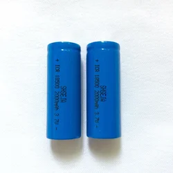 Icr 18500 bateria 3.7v 2000mah li-ion recarregável, 2 unidades