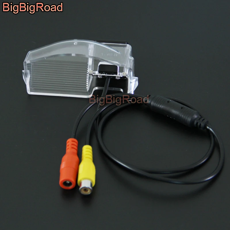 

BigBigRoad Car Rear View Reverse Backup Camera With Power Relay / Filter For Mazda 2 3 Mazda2 Mazda3 Sport 2004- 2011 2012 2013