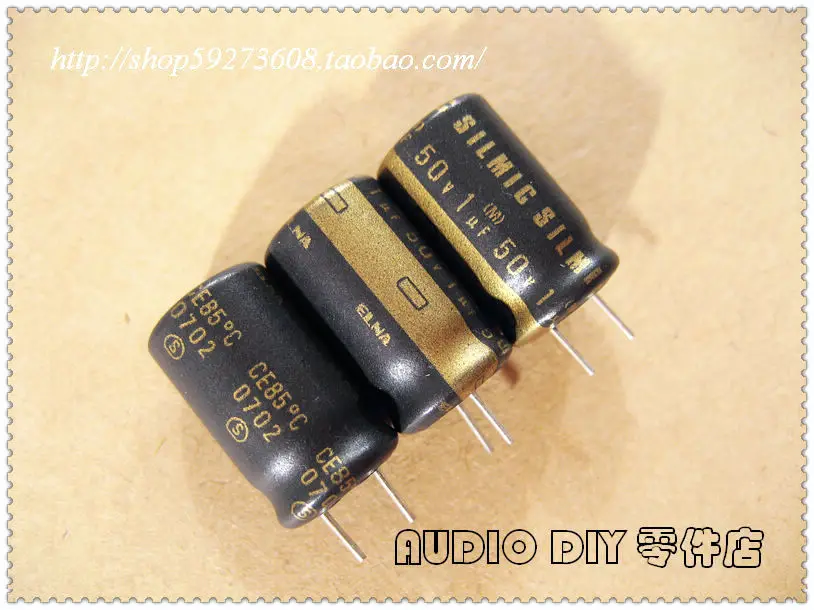 2020 hot sale 10pcs/30pcs ELNA SILMIC Matte leather large volume 1uF/50V audio electrolytic capacitor (origl bag) free shipping